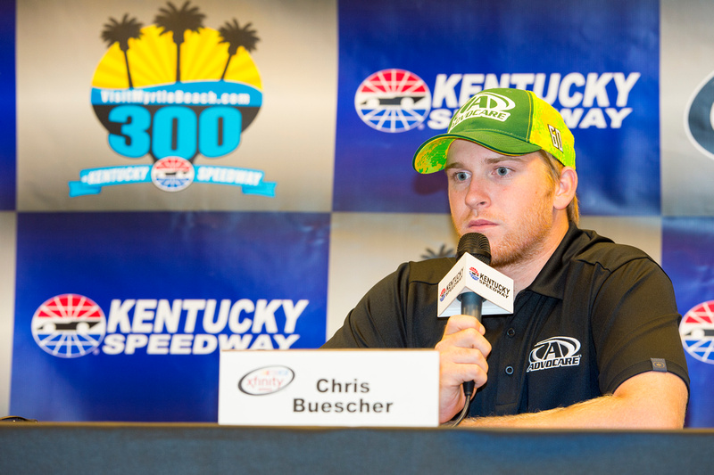 Buescher Finishes Seventh at Kentucky Speedway