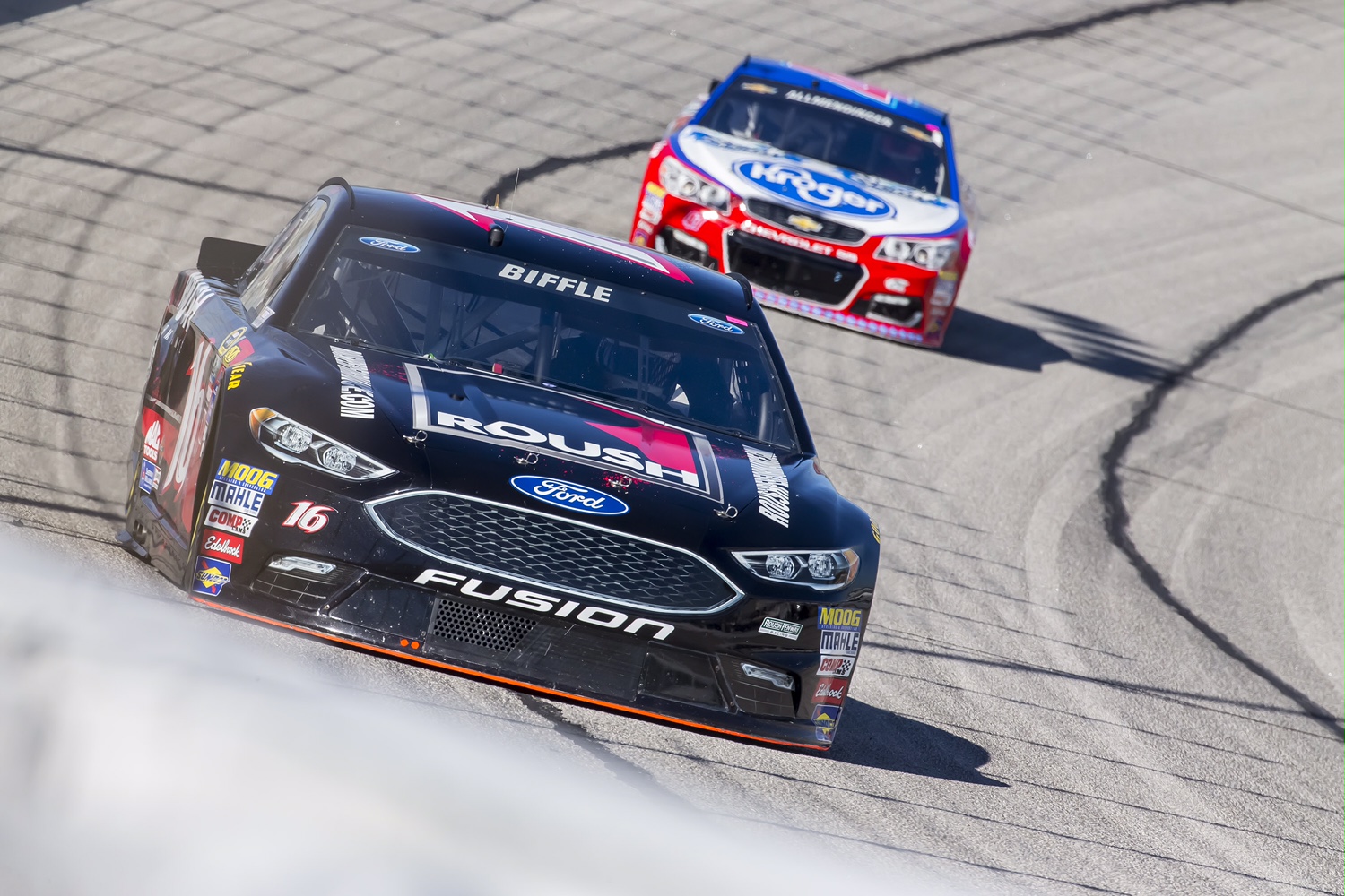 Biffle Drives No. 16 ROUSH Performance Ford to a 12th-Place Finish at Martinsville