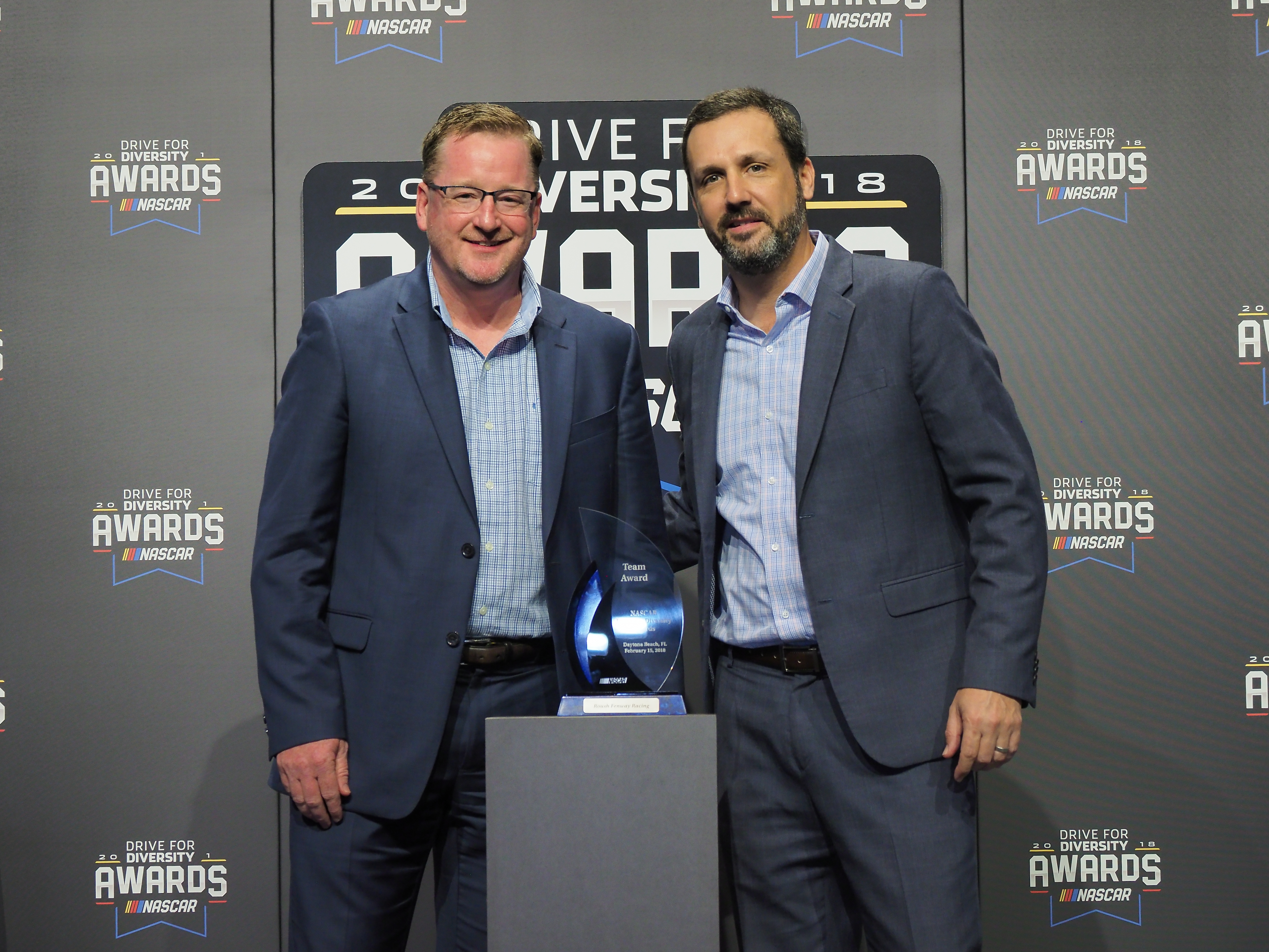Roush Fenway Racing Honored at 11th Annual NASCAR Drive For Diversity Awards