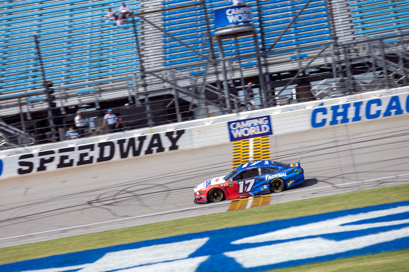 Stenhouse Jr. Drives Fastenal Ford to a 12th-Place Finish at Chicagoland