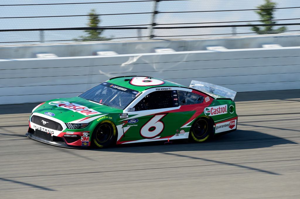 Newman Perseveres for 13th-Place Finish in Michigan