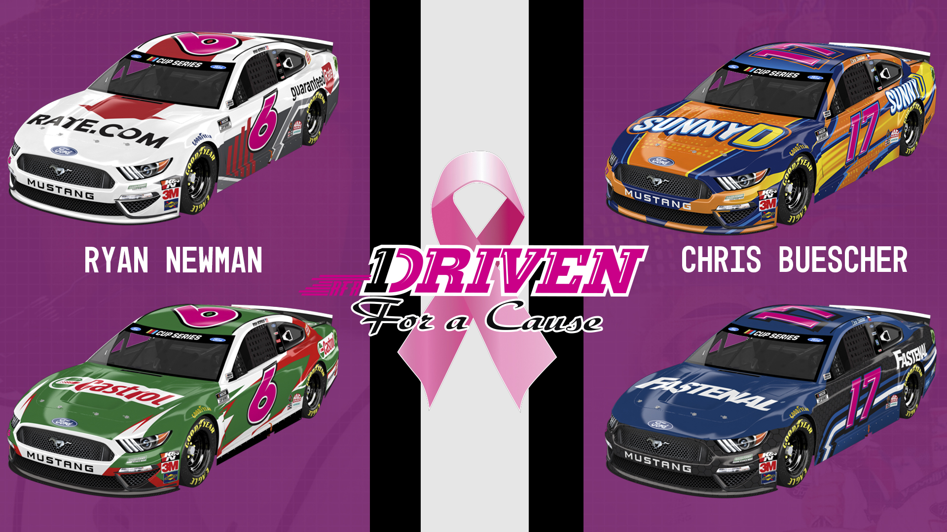 Roush Fenway Racing Goes Pink in October