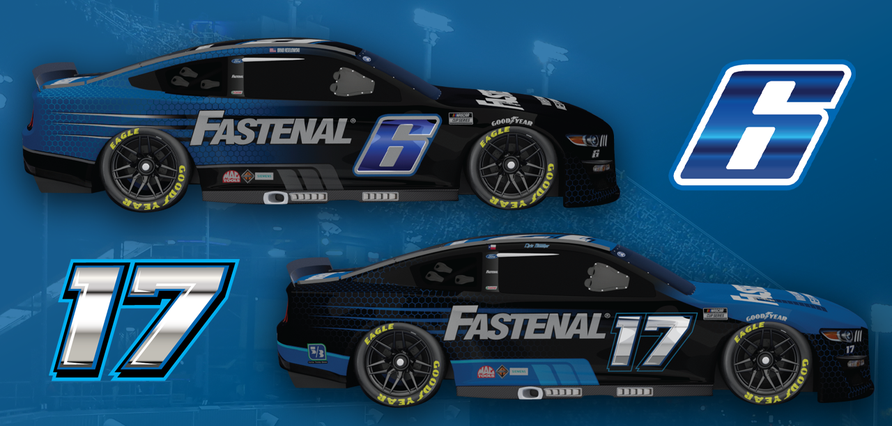Fastenal Unveils 2022 Schemes, Announces Races for Keselowski, 6 Team